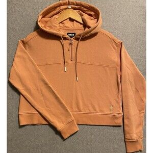 Bass Outdoor B-warm Hoodie Womens XS Orange‎ Hibernate 1/4 Zip MSRP $49 BA32F589